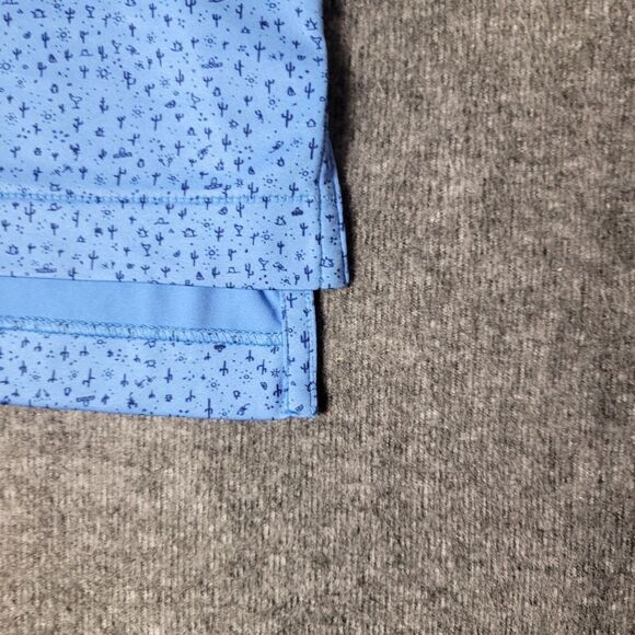 Peter Millar Mexican Desert Mens Golf Polo Shirt Sz M Blue Cactus LCCA Club Logo - Picture 4 of 10
